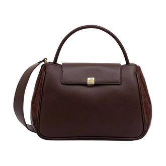 Coccinelle Tassen, Dames, Bruin, ONE Size, Leer, Pansy Crossbody Tas