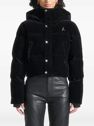 Mani&egrave;re De Voir Ma&eacute;va detachable-hood puffer jacket - Black