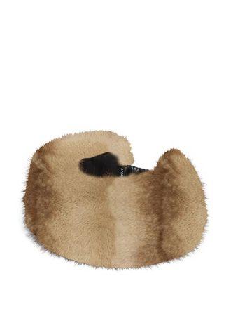 Apparis Eleni faux-fur headband - women - Recycled Polyester - One Size - Brown