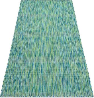 RugsX Rugsx - Modern fisy carpet sisal 20777 Stripes, melange blue blue 140x190 cm