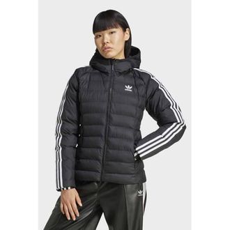 adidas Originals gewatteerde jas SLIM zwart