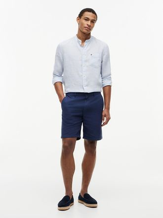 Tommy Hilfiger Mens Regular Fit 8 Garment-Dyed Short - Carbon Navy - 29