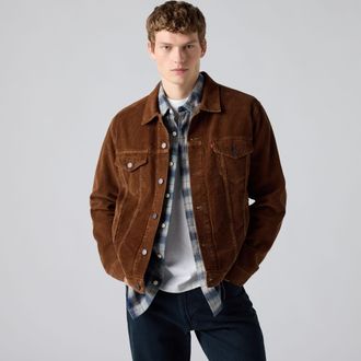 Levi's Corduroy Trucker Jacket - Mens - 2XL - Brown