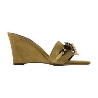 Isabel Marant Schoenen, Dames, Groen, 40 EU, Leer, Anee Sandalen