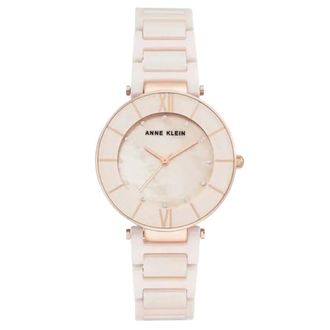 Anne Klein Premium Pink Dial Ladies Watch AK/3266LPRG