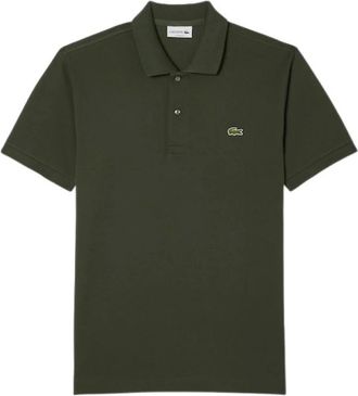 Lacoste Tops, Heren, Groen, S, Polo Korte Mouw