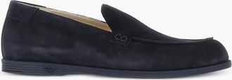 Emporio Armani Mens Branded Loafers Navy - Size: 11