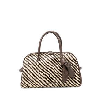 Jacquemus Le Petit Turism Zebra-print Tote Bag
