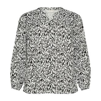 Kaffe Curve Overhemden, Dames, Veelkleurig, 5Xl, Blouses