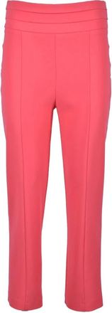 Patrizia Pepe Elegante Avondbroek - Dames - Vrijetijds broeken - Roze - XS - Polyester - Broeken