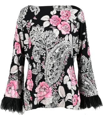 Twinset Gebreide Trui 55% Viscose 45% Polyamide - Dames - Ronde hals truien - Zwart - XL - Truien & Vesten
