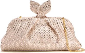 Aquazzura Clutch con decorazione - Oro