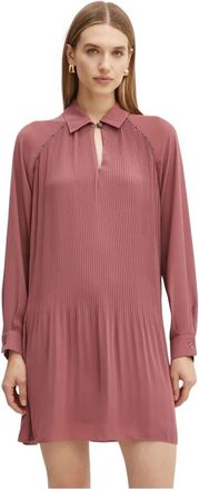 Liu Jo Mini Straight Dress - Dames - Korte kleedjes - Rood - S - Polyester - Kleedjes