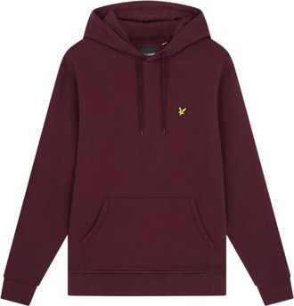 Lyle & Scott Pullover Hoodie - Heren - Sweatshirts - Rood - L - Katoen - Hoodies & sweatvesten
