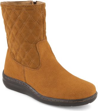 Andrea Womens Peachskin Touch Quilted Boots 90564