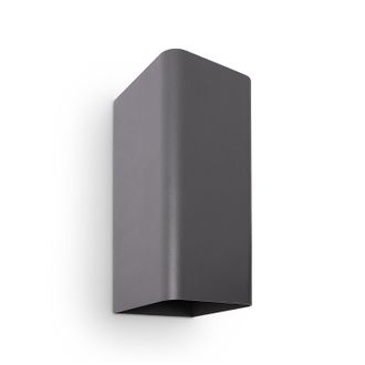 Paco Home Paco Home - L&aacute;mpara Pared Exterior Iluminaci&oacute;n Mural Caseta Jard&iacute;n L&aacute;mpara Pared Ip54 3000k Antracita, Tipo 3 - Led