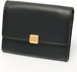 Miu Miu Black Leather Coin Purse/Coin Case (Pre-Owned)