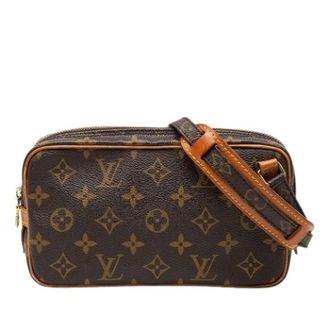Louis Vuitton Pre-owned Cross Body Bags, female, Brown, Size: ONE SIZE Pre-owned Fabric Crossbody Bag