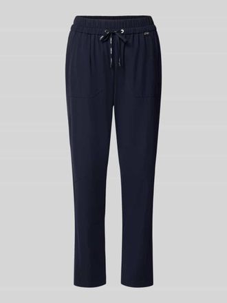 Marc Cain Hose mit elastischem Bund und Eingrifftaschen in Marine, Gr&ouml;&szlig;e 34