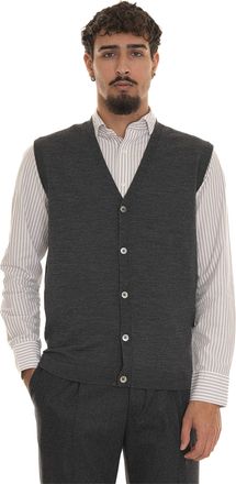 Hindustrie Gilet in maglia Grigio antracite Hindustrie Uomo