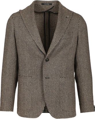 Tagliatore Jassen, Heren, Beige, XL, Katoen, Montecarlo Blazer