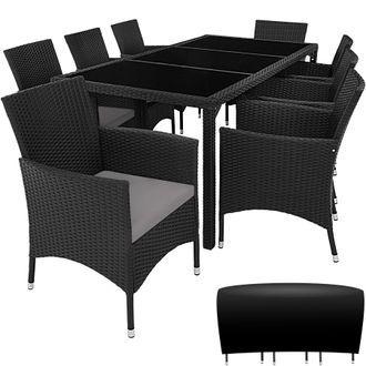 TecTake Garden Furniture Set Almansa in Bronze | Size: XL