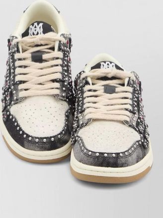 Amiri studded skeleton low top sneakers