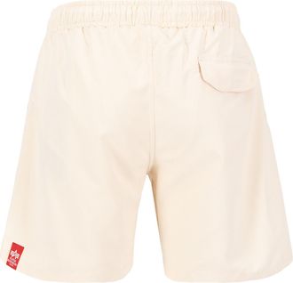 Alpha Industries Shorts ALPHA INDUSTRIES Basic Swim Short, Herren, Gr. S, Normalgr&ouml;ssen, weiss (jet stream wei&szlig;), Obermaterial: 100% Polyester, Futter: 100% Polyester,