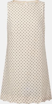 Faithfull The Brand Iria polka-dot linen minidress