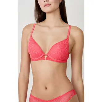 Etam Aura N&deg;2 Classique Underwire Bra in Coral at Nordstrom Rack, Size 34C