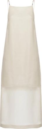 PESERICO Aurea Jurk - Dames - Casual kleedjes - Wit - M - Kleedjes