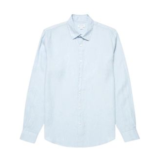 Sunspel Casual Shirts - Heren - Casual Overhemden - Blauw - 2XL - Overhemden