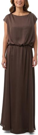 Trina Turk Vantage 2 Blouson Maxi Dress in Walnut at Nordstrom, Size X-Large