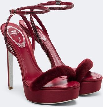 Rene Caovilla Sandalias con plataforma adornadas