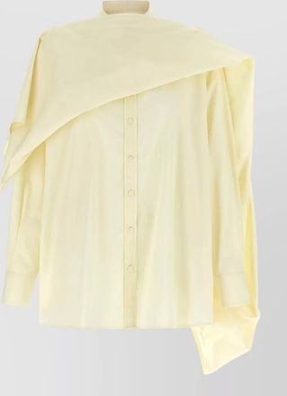 ARMARIUM asymmetric draped shirt