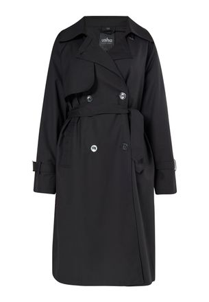 Usha Trenchcoat Dames zwart
