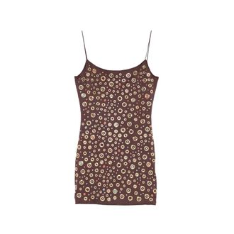 Os&eacute;ree Ring-embellishment Mini Dress