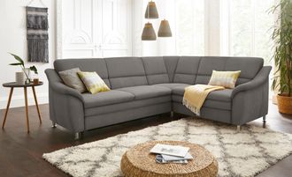 Sit&more Ecksofa »Cardoso L-Form« mit Federkern, wahlweise mit Bettfunktion und Schubkasten