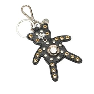 Prada Pre-owned Vintage Sleutelhanger - Dames - Vintage Accessoires - Zwart - ONE Size - Leer - Vintage