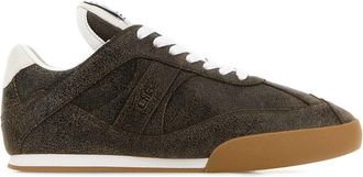 Chlo&eacute; Brown Leather Chlo&atilde;&copy; Kick Sneakers