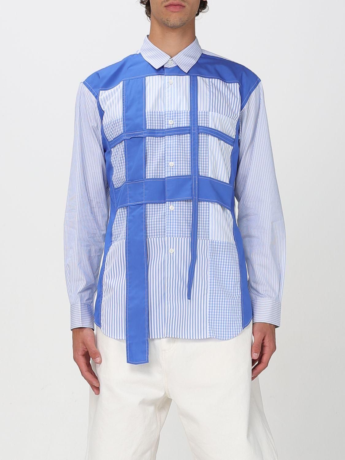 COMME des GARÇONS M 長袖シャツ 青と赤チェック Comme Des Garçons Shirt COMME DES GARCONS Men color Red from