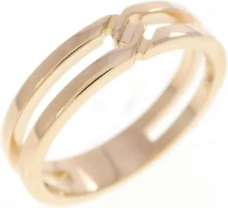 Gucci Pink Gold Pink Gold (18K) Band Ring (Pre-Owned)