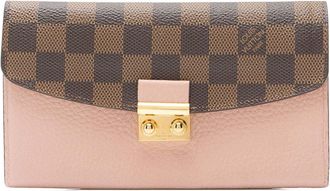 Louis Vuitton Brown Damier Ebene Croisette Wallet (Authentic Pre-Loved)