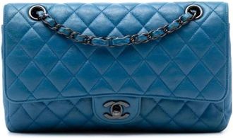 Chanel Borsa a spalla Pre-owned Double Flap - - Pre-owned - Donna - Blu - ONE SIZE