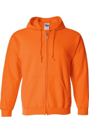 Gildan Heavy Blend Unisex Adult Full Zip Hooded Sweatshirt Top
