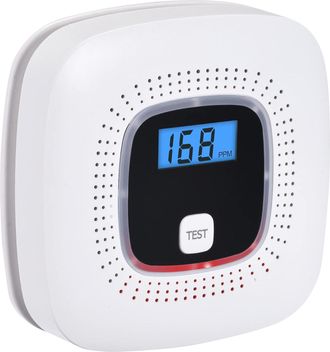 OEM Detector De Co Con Pantalla Digital Y Funcionamiento Con Bater&iacute;a Reemplazable, Detector De Mon&oacute;xido De Carbono Con Bot&oacute;n De Prueba E Indicador Led De 