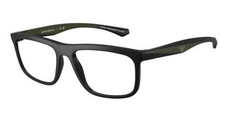 Emporio Armani Demo Square Mens Eyeglasses EA3246 5001 55