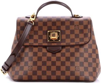 Louis Vuitton Brown Damier Bergamo Mm (Authentic Pre-Loved)