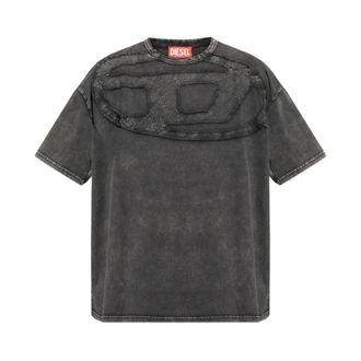 Diesel Heren, Tops, Zwart, Maat: M