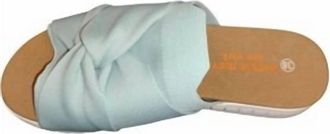 bernie mev. Womens Twist Flat Sandal In Willow